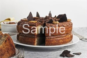 Banana Chocolate Cake - Set 2