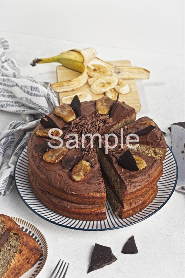 Banana Chocolate Cake - Set 3