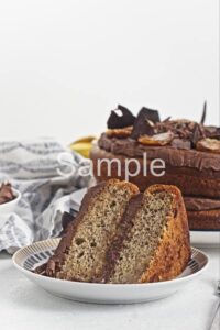 Banana Chocolate Cake - Set 3