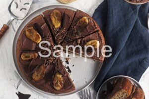 Banana Chocolate Cake - Set 4
