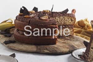 Banana Chocolate Cake - Set 5