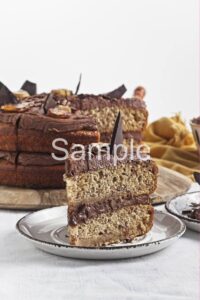Banana Chocolate Cake - Set 5