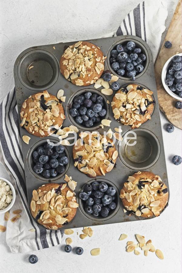 Blueberry Almond Muffins PLR