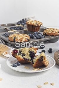 Blueberry Almond Muffins PLR