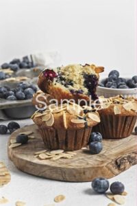 Blueberry Almond Muffins PLR