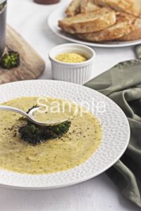 Creamy Broccoli Soup - Set 1