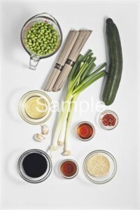 Cucumber Edamame Soba Noodle Salad - Set 1