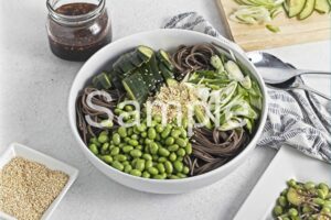Cucumber Edamame Soba Noodle Salad - Set 1