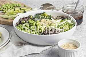 Cucumber Edamame Soba Noodle Salad - Set 2