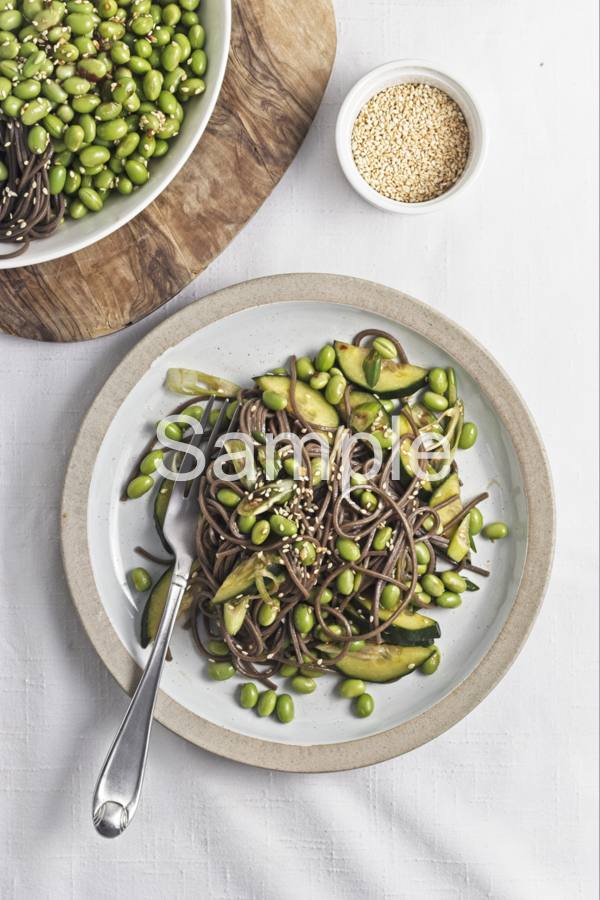 Cucumber Edamame Soba Noodle Salad - Set 5