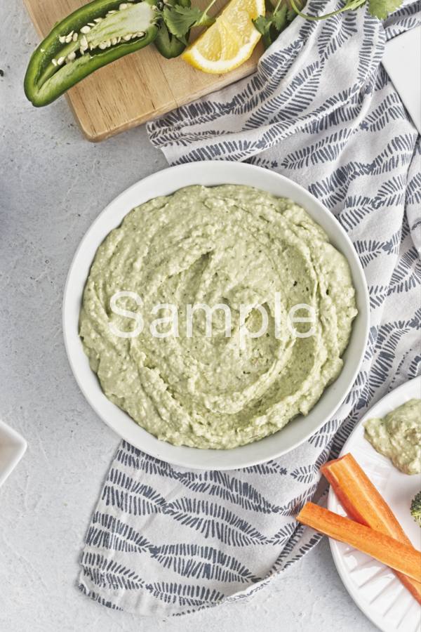 Spicy White Bean Dip - Set 1
