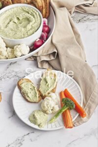 Spicy White Bean Dip - Set 2