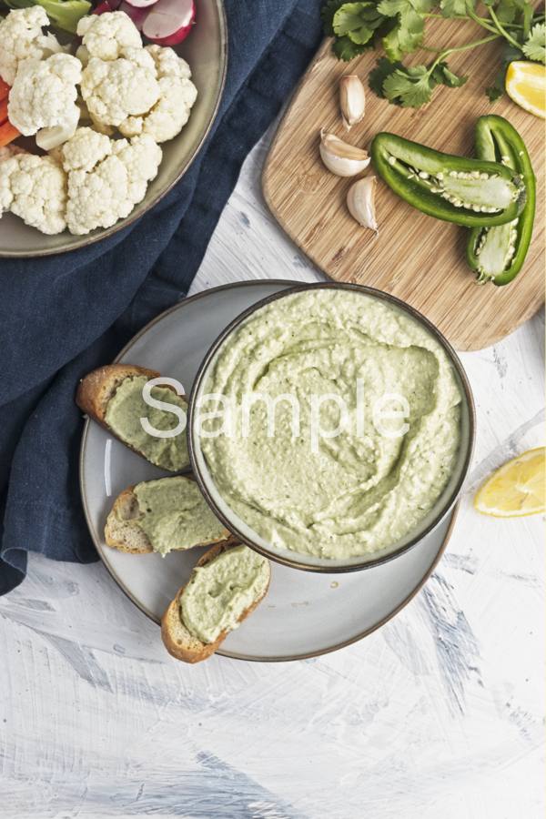 Spicy White Bean Dip - Set 3