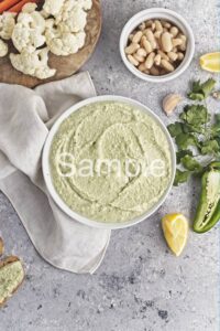 Spicy White Bean Dip - Set 4