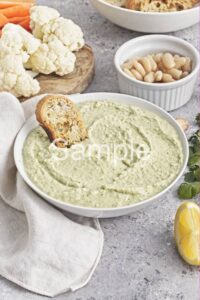 Spicy White Bean Dip - Set 4