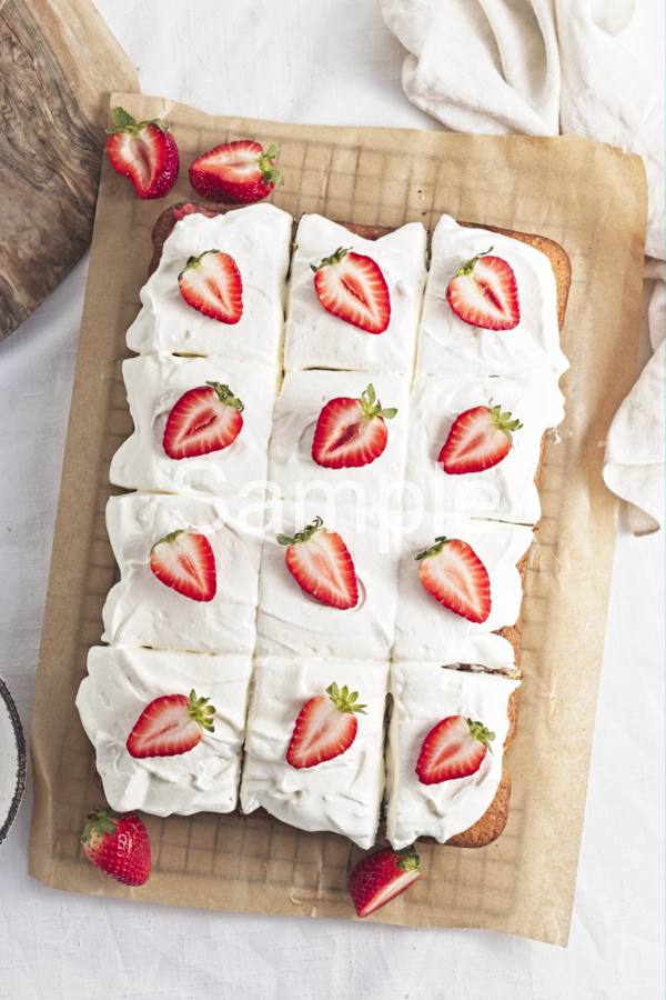 Strawberry Shortcake Sheet Cake PLR