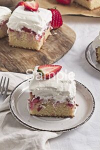 Strawberry Shortcake Sheet Cake PLR