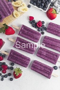 Triple Berry Smoothie Popsicles - Set 1