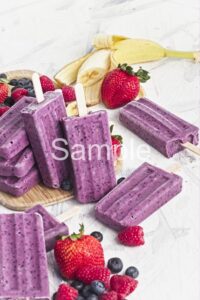 Triple Berry Smoothie Popsicles - Set 3