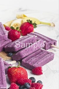 Triple Berry Smoothie Popsicles - Set 3