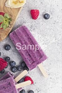 Triple Berry Smoothie Popsicles - Set 4