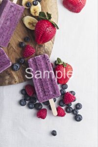 Triple Berry Smoothie Popsicles - Set 5