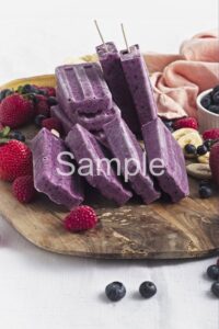 Triple Berry Smoothie Popsicles - Set 5
