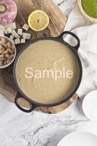 Turnip and White Bean Soup PLR