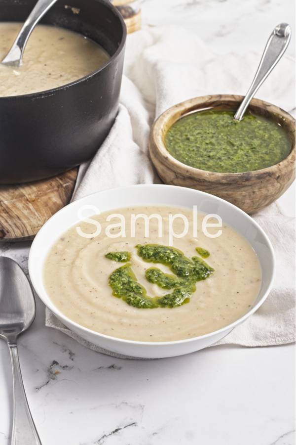 Turnip and White Bean Soup PLR