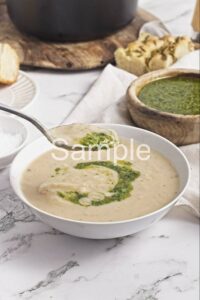 Turnip and White Bean Soup PLR