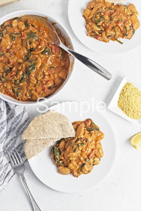 Vegan Tuscan Butter Beans - Set 4