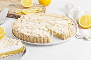 Meyer Lemon Meringue Tart PLR