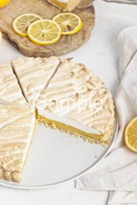 Meyer Lemon Meringue Tart PLR