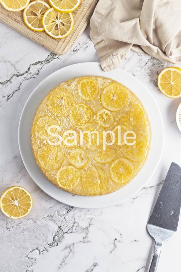 Meyer Lemon Upside-down Cake - Set 1