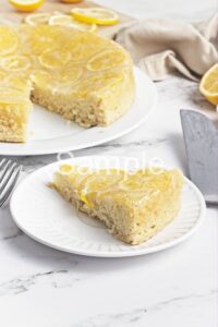Meyer Lemon Upside-down Cake - Set 1