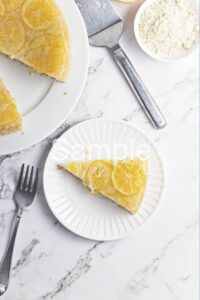 Meyer Lemon Upside-down Cake - Set 1