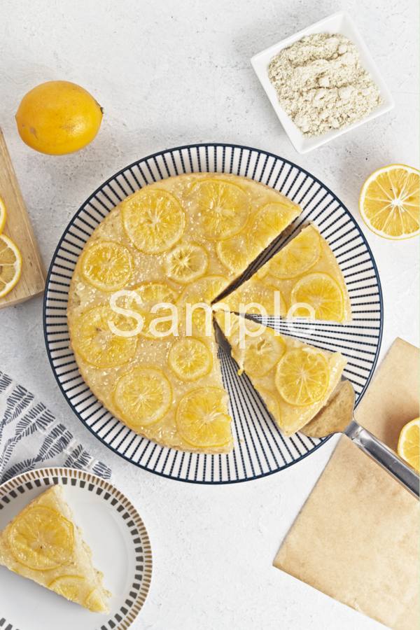 Meyer Lemon Upside-down Cake - Set 3