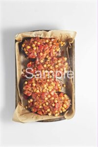 Roasted Eggplants with Chickpeas - Set 3
