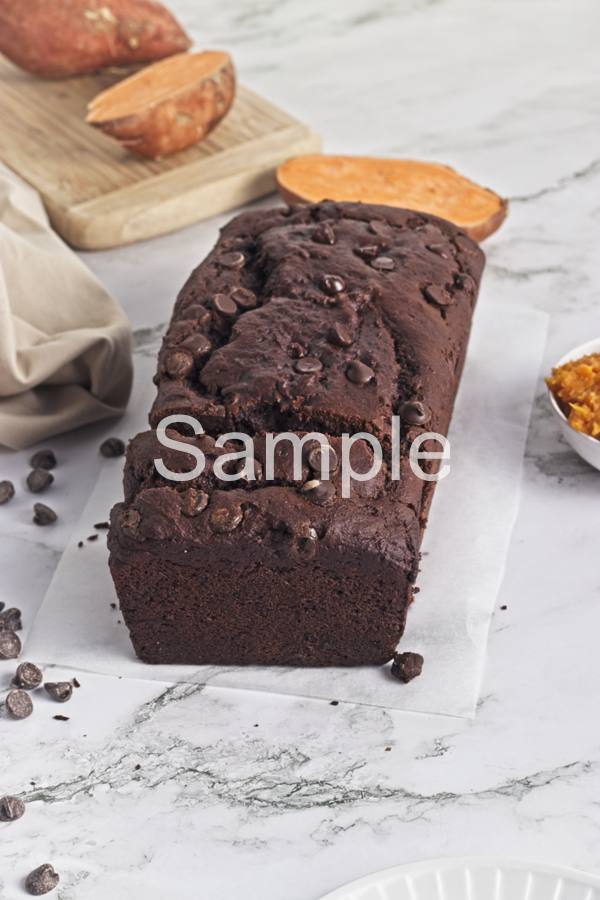 Chocolate Sweet Potato Bread - Set 2