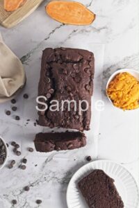 Chocolate Sweet Potato Bread - Set 2