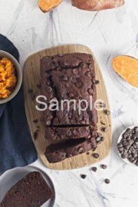 Chocolate Sweet Potato Bread - Set 3
