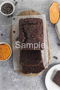 Chocolate Sweet Potato Bread - Set 4