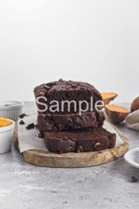 Chocolate Sweet Potato Bread - Set 4