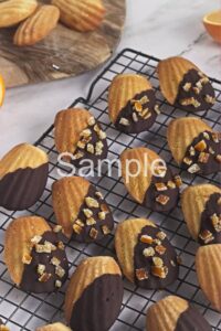 Orange Chocolate Madeleines PLR