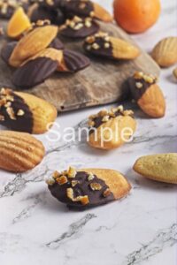 Orange Chocolate Madeleines PLR