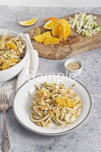 Orange Sesame Cabbage Salad - Set 2