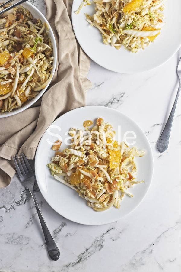 Orange Sesame Cabbage Salad - Set 3