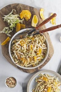 Orange Sesame Cabbage Salad - Set 4