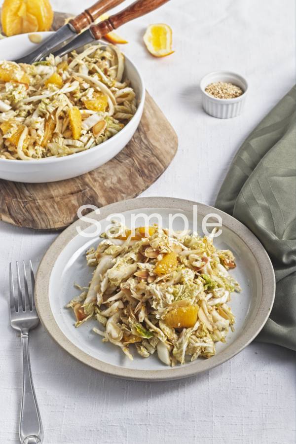 Orange Sesame Cabbage Salad - Set 4