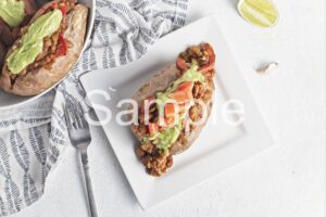 Pinto Taco Stuffed Sweet Potatoes - Set 2